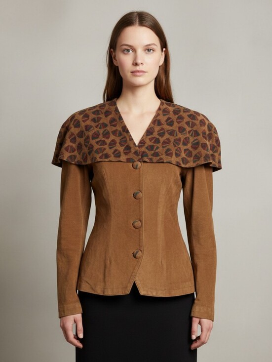 Danier Jackets & Blazers - 80's🤎DANIER🤎SUEDE Military Green Jacket with Attached Hand Painted Caplet SZ S